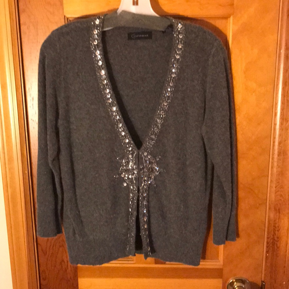 Beaded sweater perfect for the holiday season
